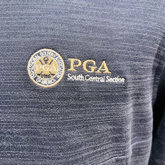 Under Armour Golf Blue Pullover PGA South Central Section Logo Size Large - Picture 2 of 6
